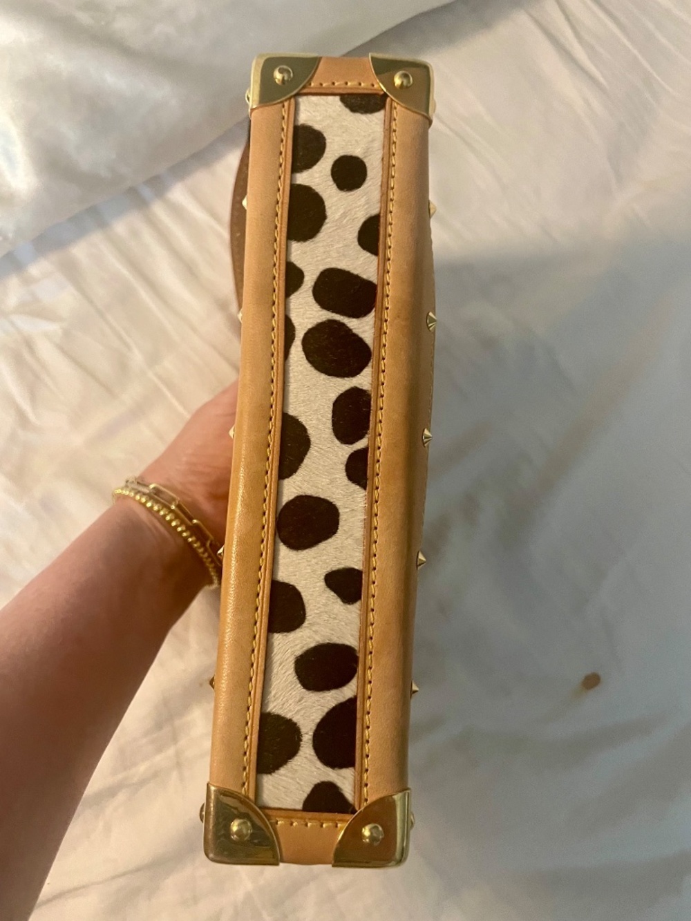 Louis Vuitton x Takashi Murakami Multicolor Monogram Dalmatian Pochette - Picture 4 of 14